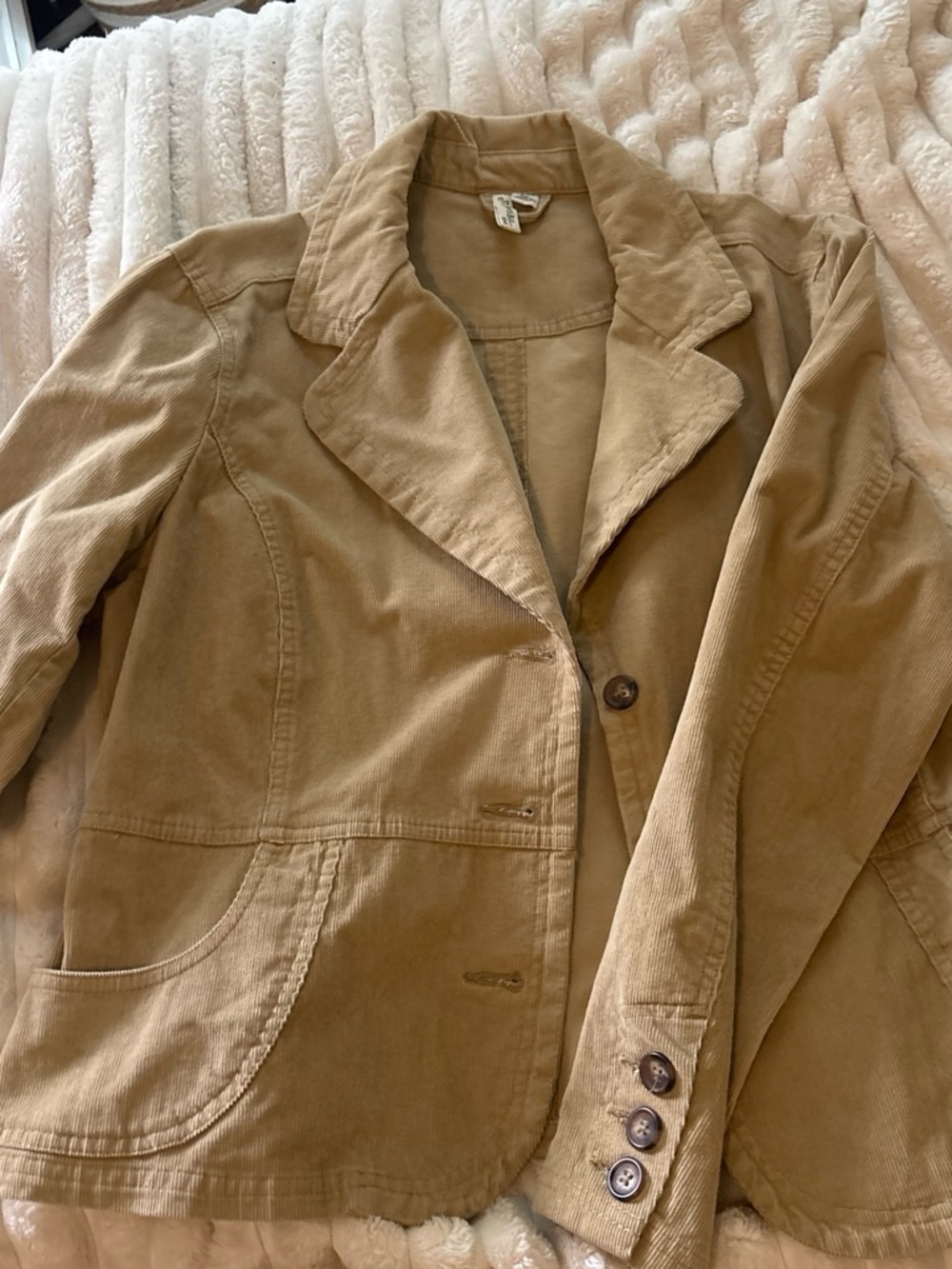 St. John's Bay Tan Corduroy Blazer
